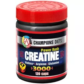 Креатин Академия -Т "Creatine Power Rush 3000", 120 капсул