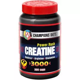 Креатин Академия -Т "Creatine Power Rush 3000", 300 капсул