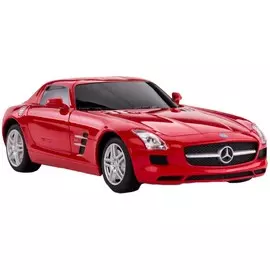 Машина на радиоуправлении Rastar "Mercedes SLS AMG", цвет: красный, 27MHZ, 1:24