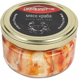 Мясо краба натуральное Икрамарт "Люкс", 250 г