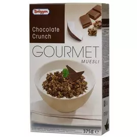 Мюсли Bruggen Gourmet "Хрустящие с шоколадом" 375 гр