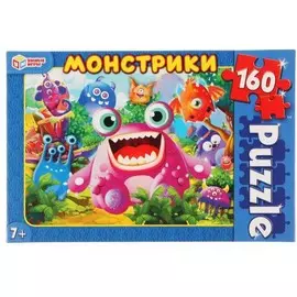 Пазл "Монстрики", 160 деталей, ТМ "Умные игры"