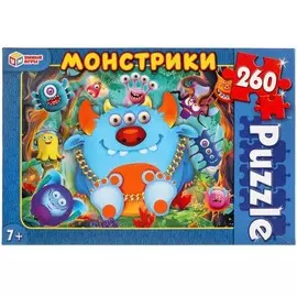 Пазл "Монстрики", 260 деталей, ТМ "Умные игры"