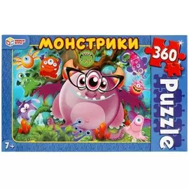 Пазл "Монстрики", 360 деталей, ТМ "Умные игры"