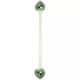 Подхват для штор Provance "Сердце", магнитный, 2-сторонний, цвет: зеленый