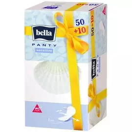 Прокладки ежедневные Bella "Panty Sensitive", 50 +10 шт