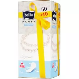 Прокладки ежедневные Bella "Panty Sensitive Elegance", 50+10 шт