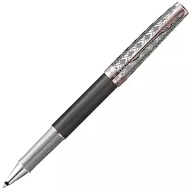 Ручка-роллер Parker "Sonnet Premium T537 - Metal Grey PGT", F