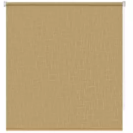 Штора рулонная Decofest "Шантунг", цвет: янтарный, 80х160 см