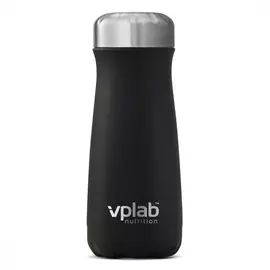 Термобутылка Vplab "Metal Water Thermo bottle", цвет: черный, 600 мл