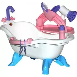 Ванна, с аксессуарами для купания кукол №3, П-47267, ТМ "Полесье"