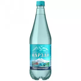 Вода минеральная Нарзан, газированная, 1,0 л