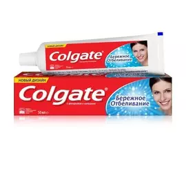 Зубная паста Colgate "Бережное отбеливание", 50 мл