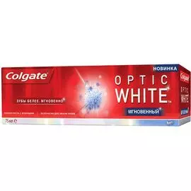 Зубная паста Colgate "Optic White - Мгновенный", 75 мл