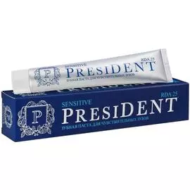Зубная паста Prezident "Sensitive", для чувствительных зубов, 75 мл