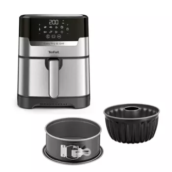 Аэрогриль Easy Fry&Grill EY505D15 + Формы для выпечки Tefal J176S204