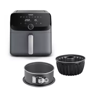 Аэрогриль Easy Fry Mega EY855D10 + Формы для выпечки Tefal J176S204