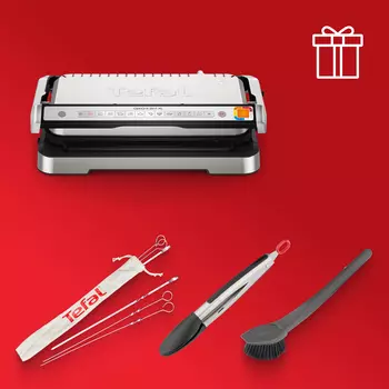 Электрогриль OptiGrill XL 2 в 1 GC782D30 + аксессуары в подарок