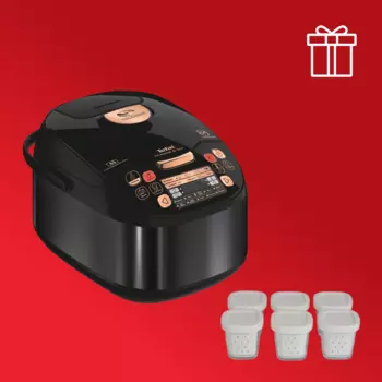 Мультиварка с перемешиванием MULTICOOK&STIR RK901832 + баночки для йогурта в подарок