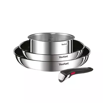 Набор посуды из нержавеющей стали Ingenio Cook Eat Tefal 4 предмета L881S404