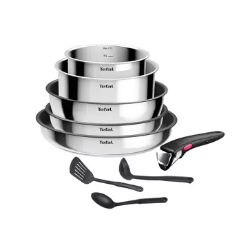 Набор посуды из нержавеющей стали Ingenio Cook Eat 9 предметов L881S904