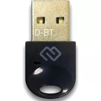 Адаптер Digma USB D-BT502 Bluetooth 5.0+EDR class 1.5 20м черный