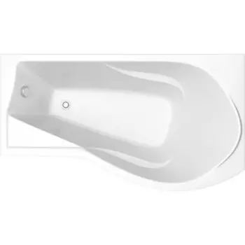 Акриловая ванна BAS Капри 170х95 правая, с каркасом, фронтальная панель (В 00016, Э 00016)