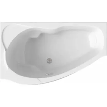 Акриловая ванна BAS Мартиника 160х85 левая, с каркасом, без гидромассажа (В 00059)