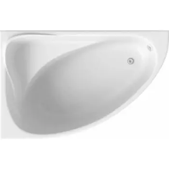 Акриловая ванна BAS Милан 170х110 левая, с каркасом, фронтальная панель (В 00061, Э 00061)