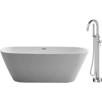 Акриловая ванна BelBagno 150x75 со смесителем (BB72-1500, F7514100)