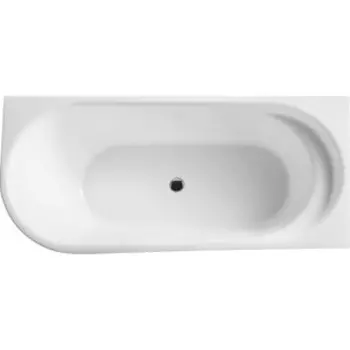 Акриловая ванна BelBagno 150x80 правая слив-перелив хром (BB410-1500-780-R)