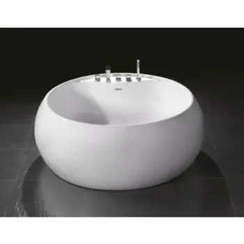 Акриловая ванна BelBagno 155x155 слив-перелив бронза (BB30-1550 + BB39-OVF-BRN + BB39-T-BRN)