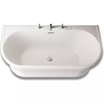 Акриловая ванна BelBagno 170x80 слив-перелив хром (BB408-1700-800)
