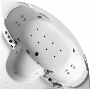 Акриловая ванна Gemy 155x155 с гидромассажем (G9025 II K)