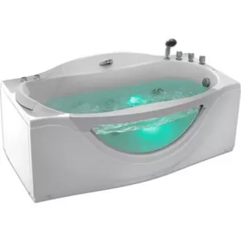 Акриловая ванна Gemy 170x90 с гидромассажем (G9072 B R)