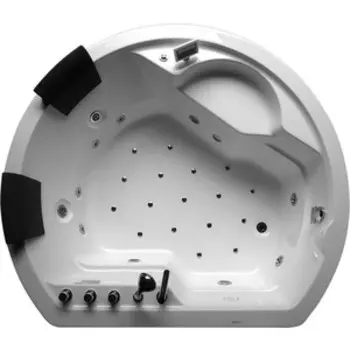 Акриловая ванна Gemy 183x162 с гидромассажем (G9063 K)