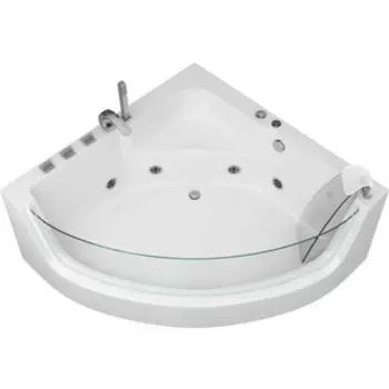 Акриловая ванна Grossman 150x150 с гидромассажем (GR-15000-1)