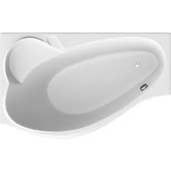 Акриловая ванна Marka One Gracia 170х100 левая, с каркасом (01гр1710л, 03гр1710)