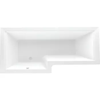 Акриловая ванна Marka One Linea 165х85 левая, с каркасом (01лин16585л, 03лин16585)