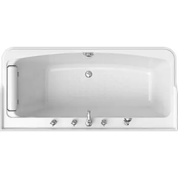 Акриловая ванна Radomir Винченцо 180х85 с каркасом, фронтальной панелью, подголовником, сливом-переливом (1-01-2-0-1-134К)