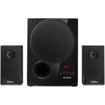 Акустическая система Sven MS-2080, черный (70 Вт, Bluetooth, пульт, дисплей, FM, USB, SD) (SV-018771)