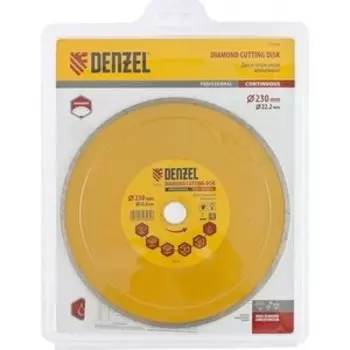 Алмазный диск DENZEL 230x22 2 мм (73132)