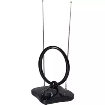 Антенна телевизионная Kromax FLAT-11 (комнатная, активная, 30 дБ) черная