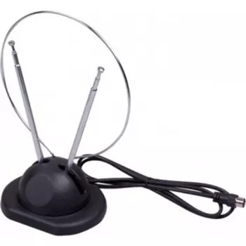 Антенна телевизионная Ritmix RTA-003 (комнатная, пассивная, 5 дБ) черная