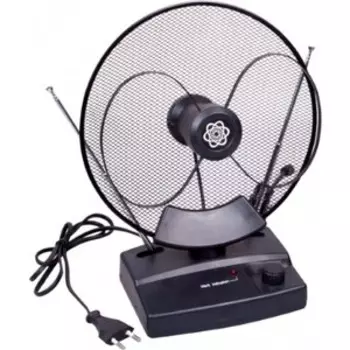 Антенна телевизионная Ritmix RTA-100 (комнатная, активная, 32 дБ, 220В) черная