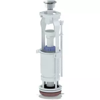 Арматура сливная АНИ пласт кнопка металлизированная (WC7030M)