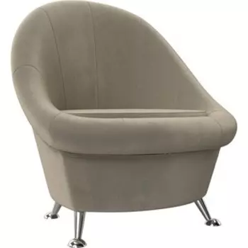 АртМебель Банкетка микровельвет бежевый