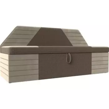 АртМебель Кухонный прямой диван Дуглас корфу 03 микровельвет бежевый