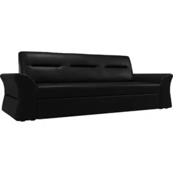 АртМебель Прямой диван Клайд эко кожа черный