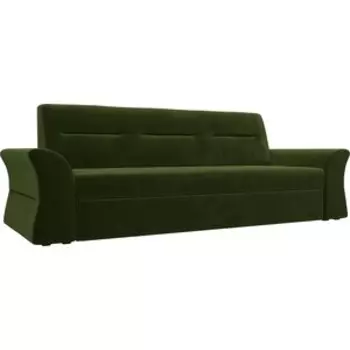АртМебель Прямой диван Клайд микровельвет зеленый